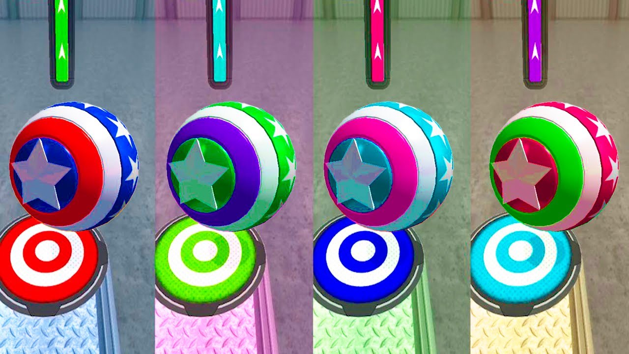 Going Balls Reverse - STAR BALL Insane Race | Gameplay Update Levels