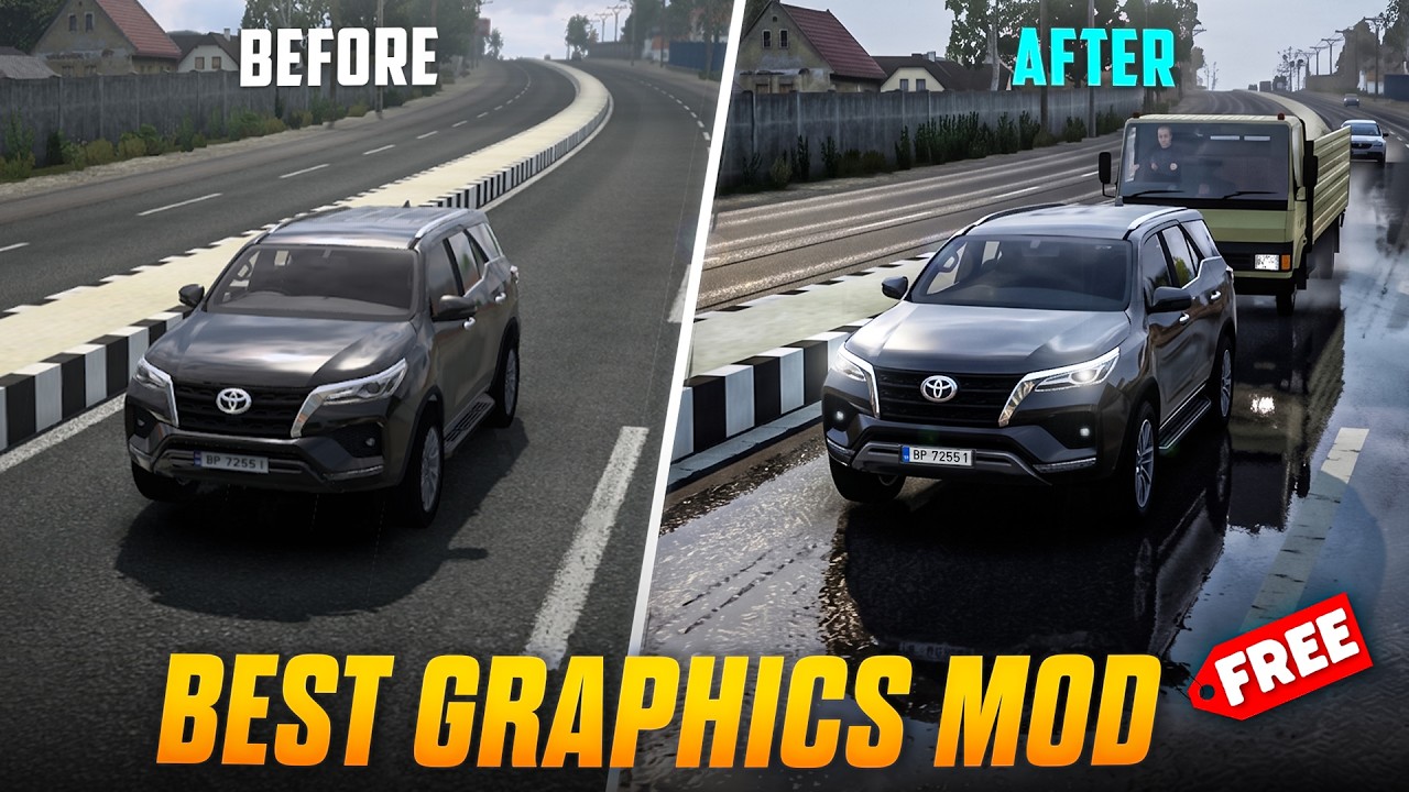 How To Install REALISTIC GRAPHICS Mod In ETS2 1.60 For FREE | Best Graphics Mod (2026)