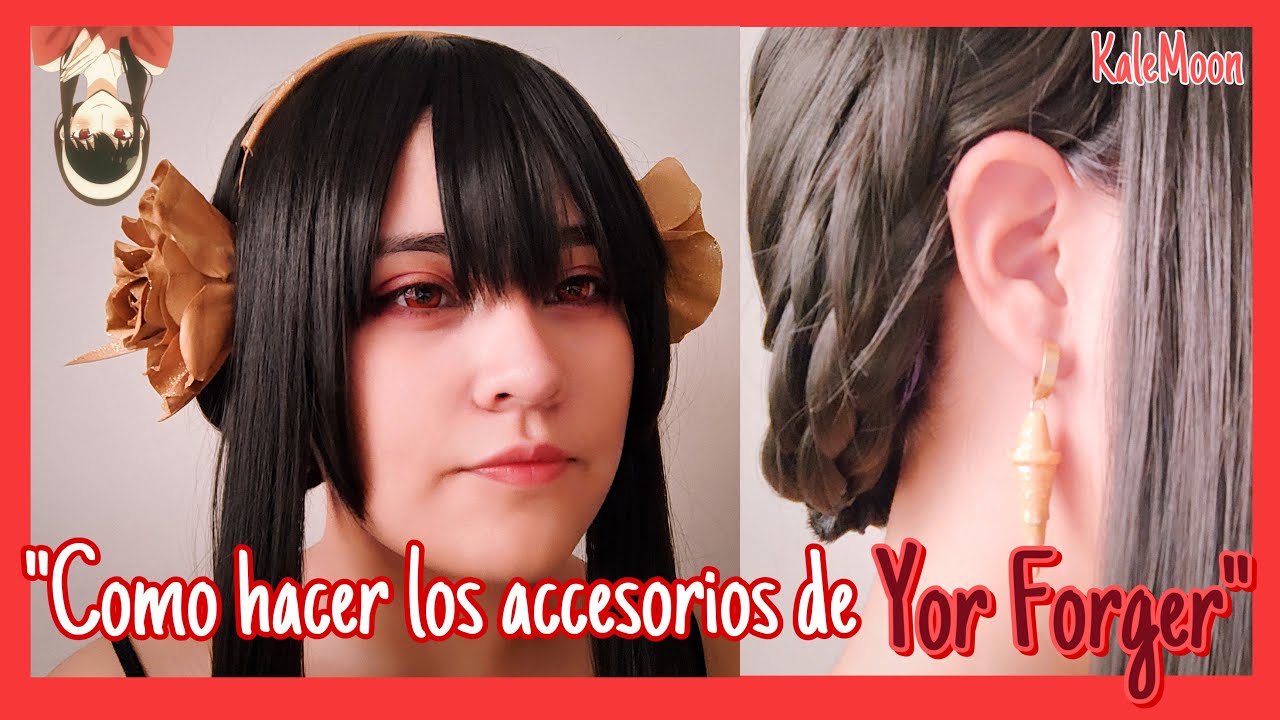 Cómo hacer los accesorios de Yor Forger ( Spy x family ) - manualidades anime