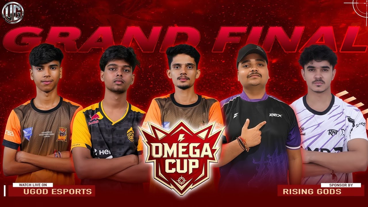 UGOD OMEGA CUP  GRAND FINAL LIVE 🔥🥶 || FT- TSG , HH , TEAM HIND , REX ESPORTS