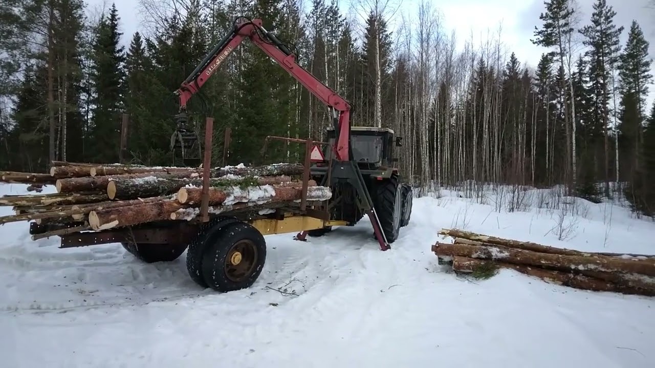 Kör energi virke åt min son men inget är enkelt i skogen