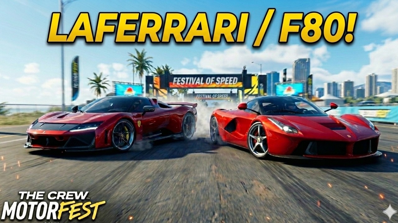 LaFerrari & Ferrari F80 – The Ultimate Ferrari Showdown! 🔥| The Crew Motorfest | Logitech G29