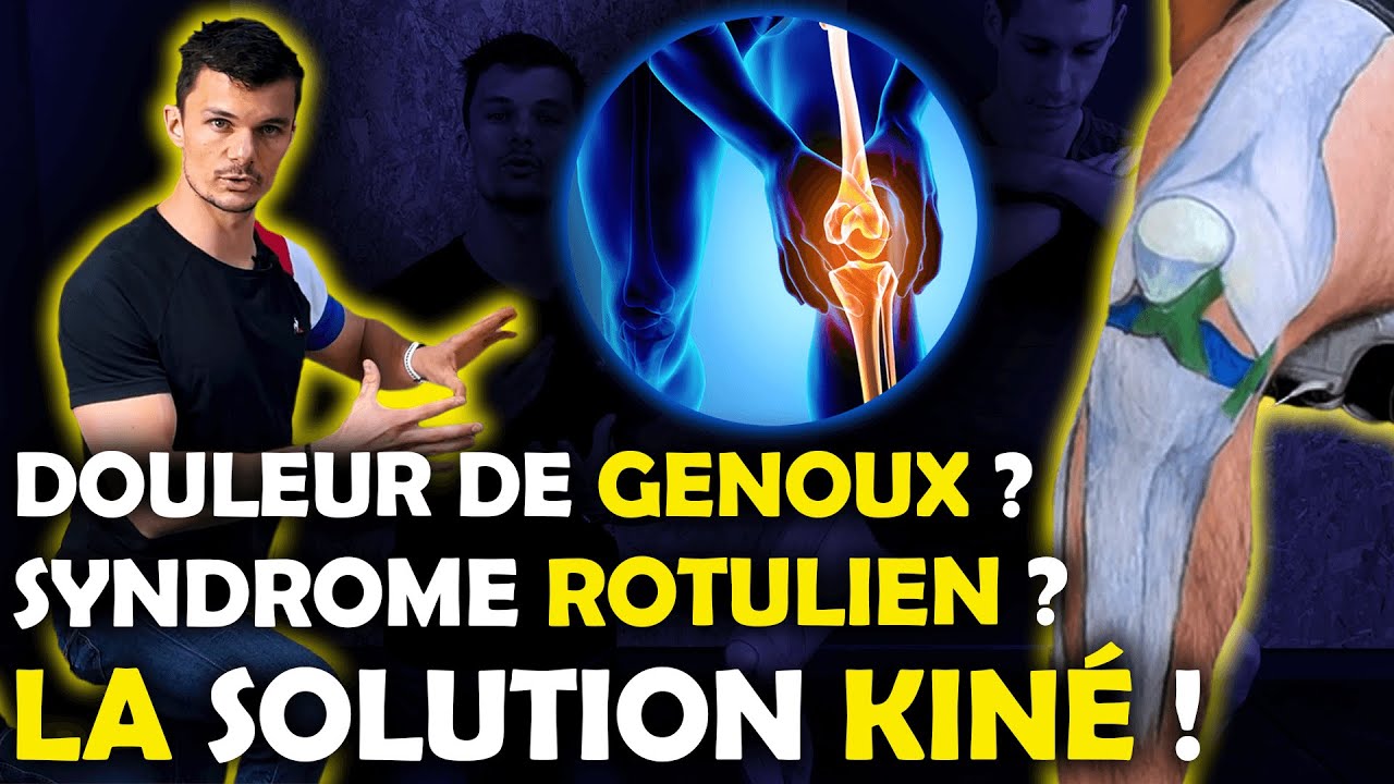 BODYPAINTING. La solution kiné pour traiter les douleurs de genoux ou syndrome rotulien.