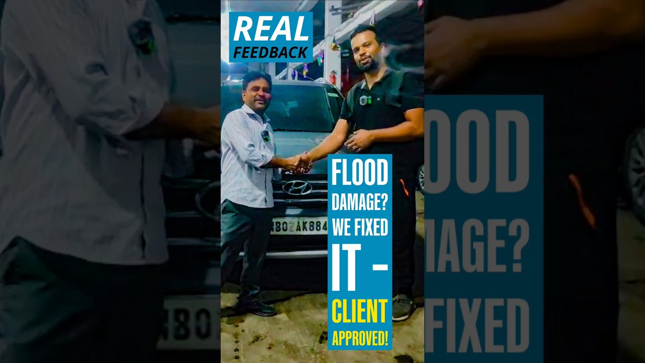 Hyundai Creta Flood Damage Deep Cleaning & Full Restoration | Water Damage Repair | #WaterDamage