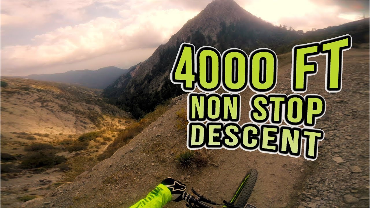 XC Ride: Mt Wilson Non-Stop Descent, Los Angeles Mountain Biking