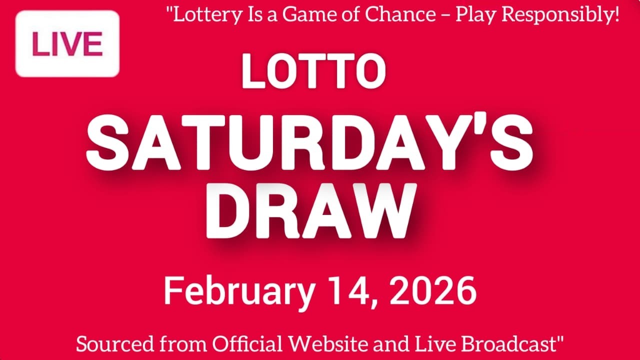 The National Lottery Lotto Draw Live Results from Saturday 14 Feb 2026 | lotto live