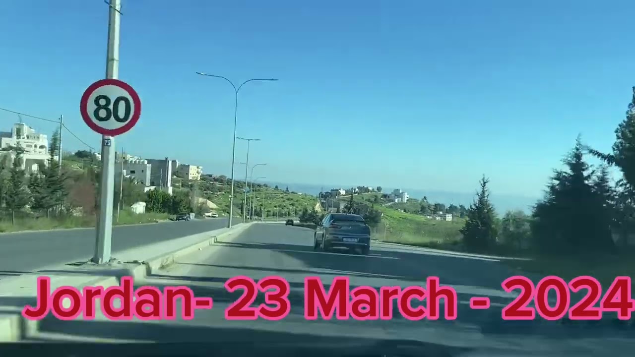 A driving tour in Jordan From Assalt to Jordan Valley. الكمالية - السلط - وادي حادي - عيرة - الأغوار