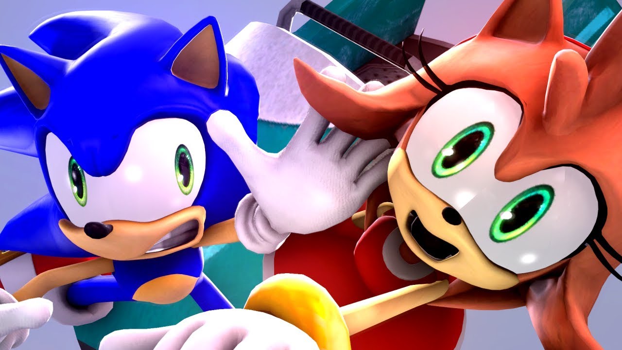 SONIC AND AMY'S WINTER SLEIGH DATE -  SFM 4K Animation | Sasso Studios