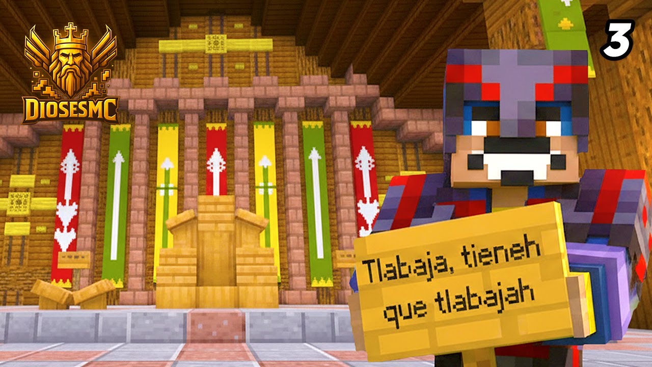 Construyendo la Sala del Trono Mientras se Sindicalizan | MINECRAFT DIOSES MC #3