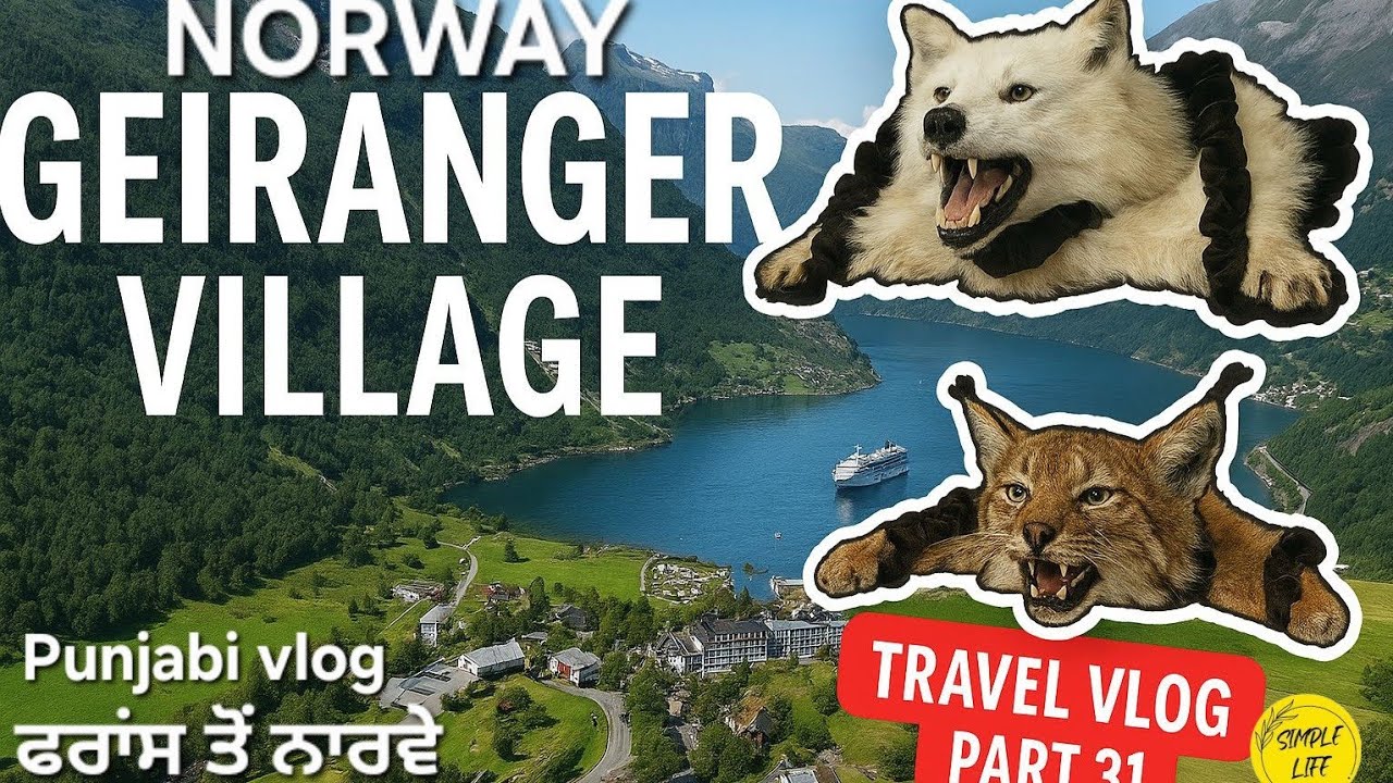 Geiranger Village in Norway | France 🇫🇷 to Norway 🇳🇴 | Road Trip | Part 31 | Simple Life
