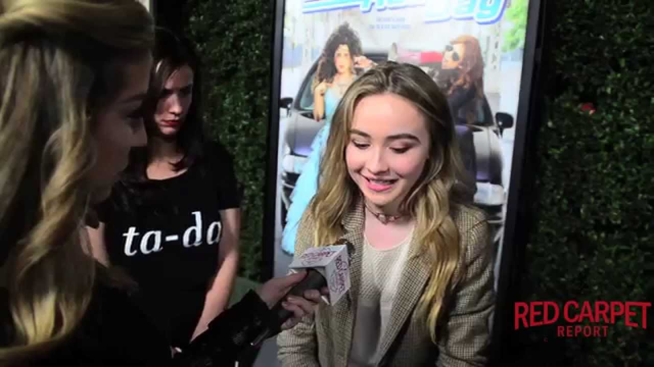 Sabrina Carpenter at the Bad Hair Day Premiere Red Carpet #BadHairDay #DisneyChannelPR