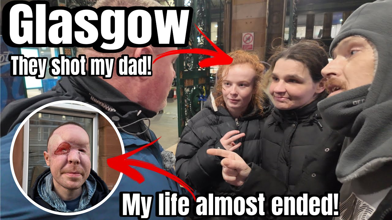 GLASGOW - Next Level Madness!! Man Almost Lost His Life! They Shot My Dad Because He Was Bad!