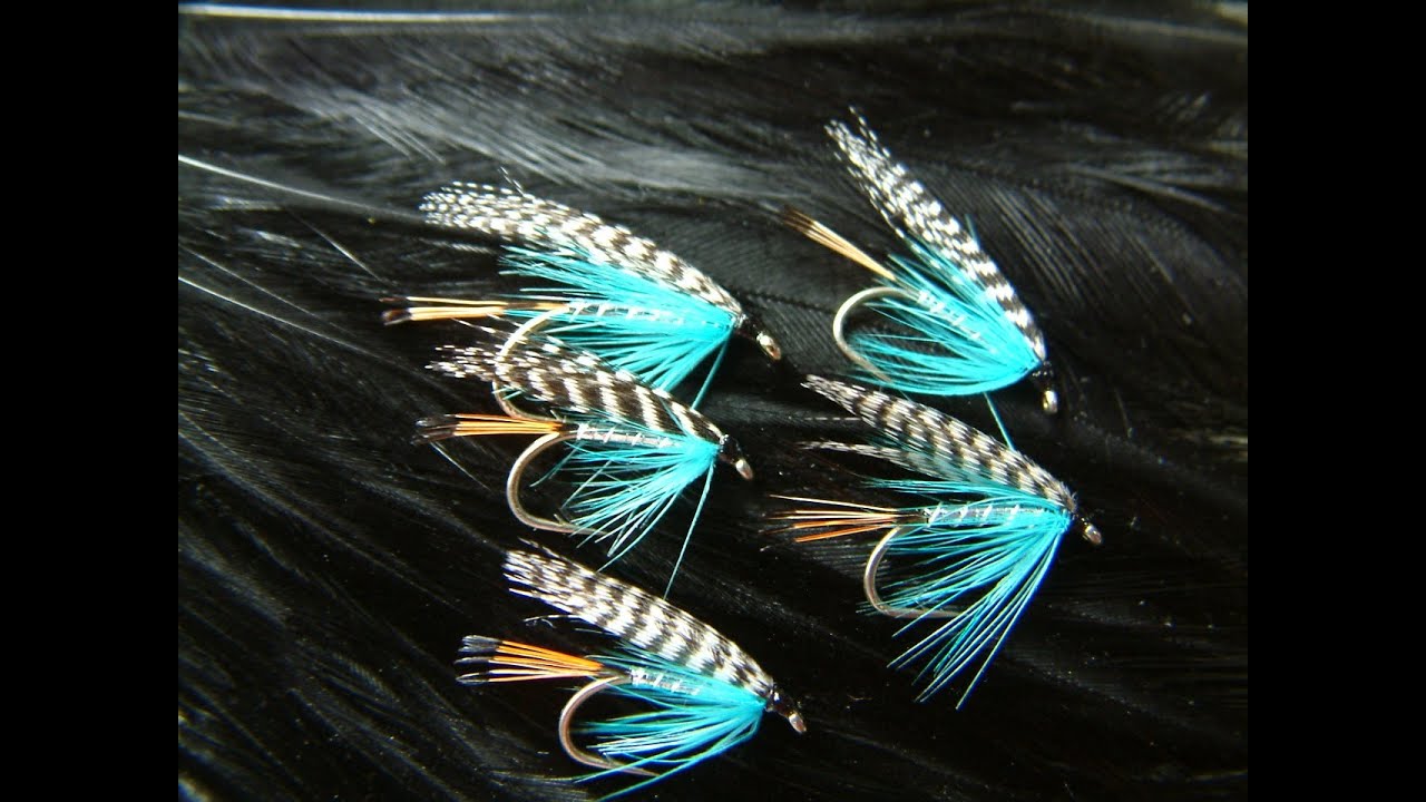Tying a Teal Blue & Silver (Wet Fly) with Davie McPhail.