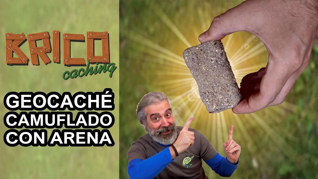 BRICOCACHING #2 : 🛠 camuflaje de arena para geocaching (tutorial)