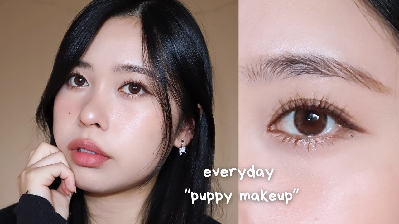 Everyday Korean Puppy Makeup Look 🐶