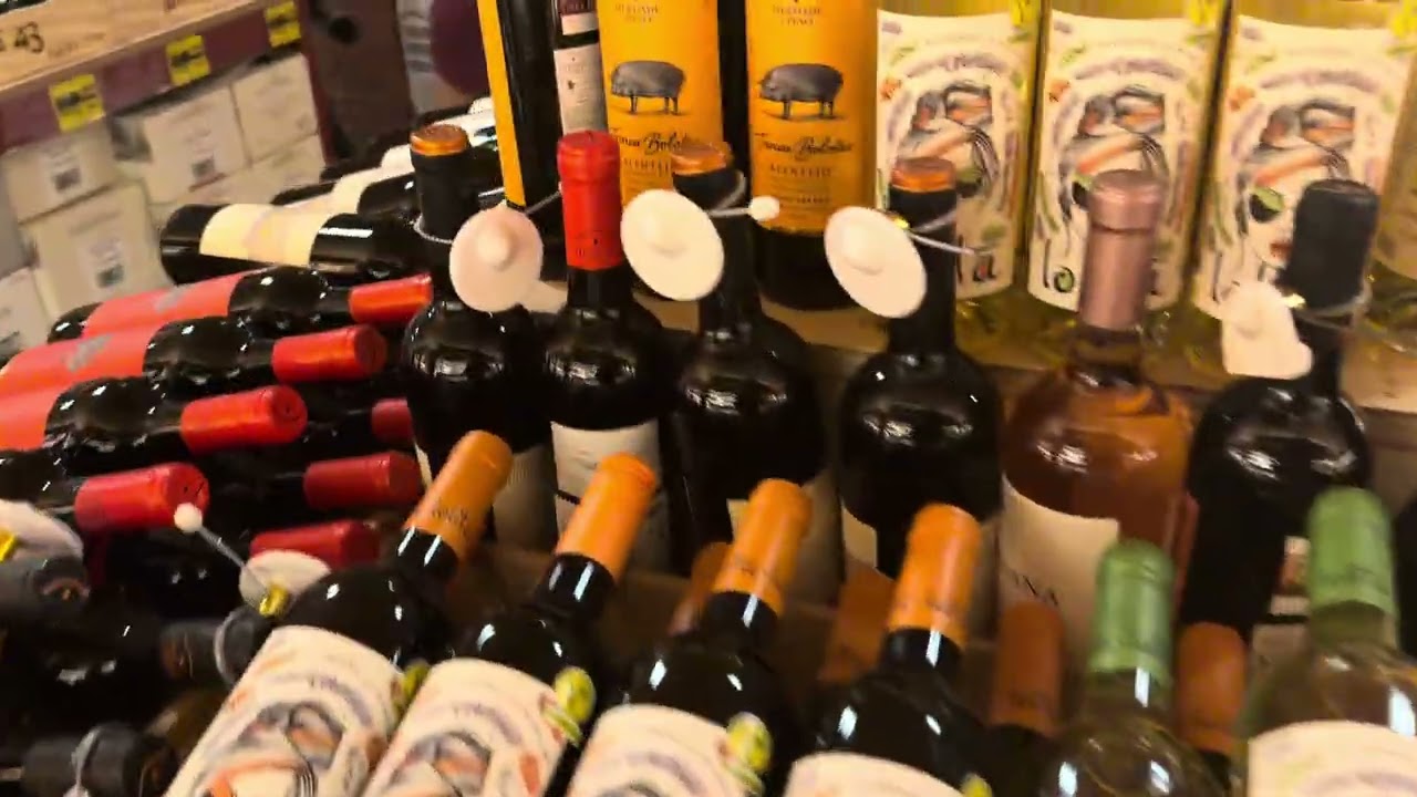 Comprando vinho no supermercado com organização fica fácil escolher ou perguntar para o sommelier 