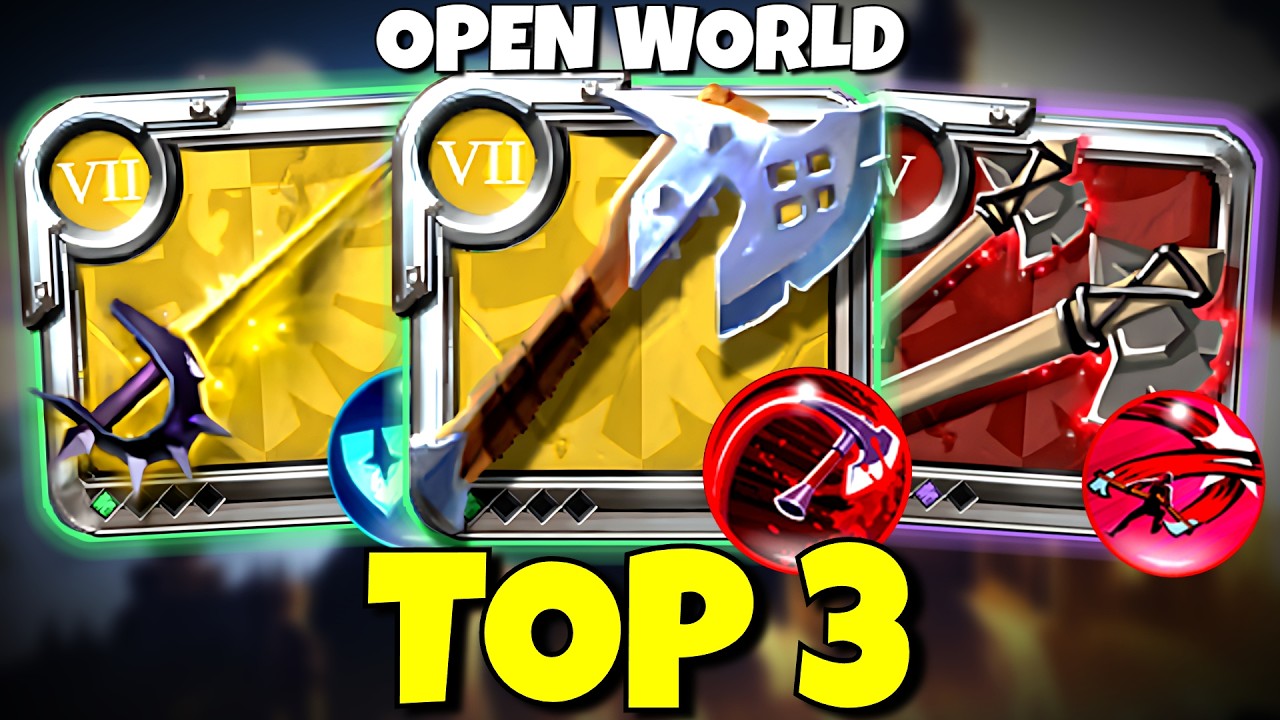 TOP 3 SOLO PVP WEAPONS for OPEN WORLD