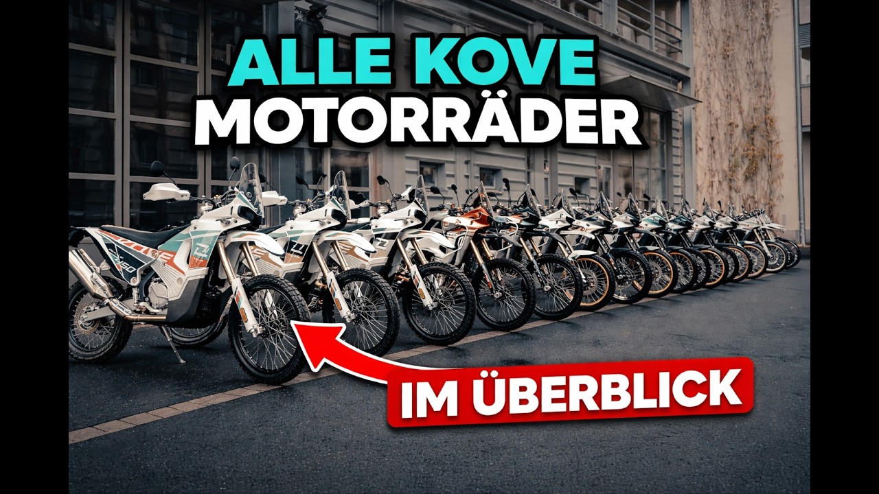Kennst du KOVE? Diese Motorräder überraschen ALLE !!