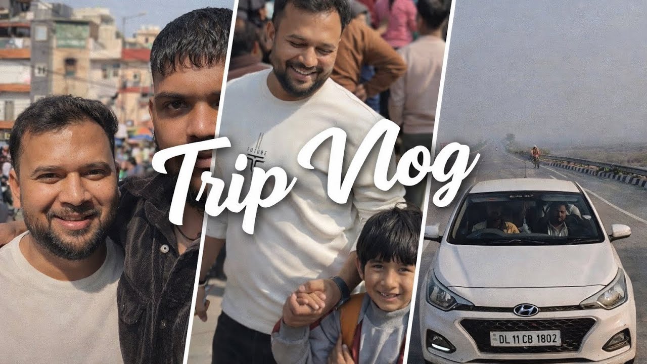 TRIP START 😍❤️✌️|| TRIP VLOG PART 1