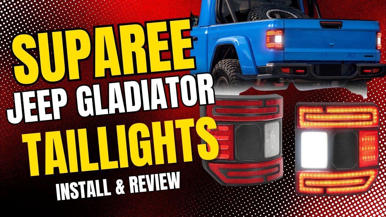 Jeep Gladiator Suparee Flush Mount Tail Lights Install & Review