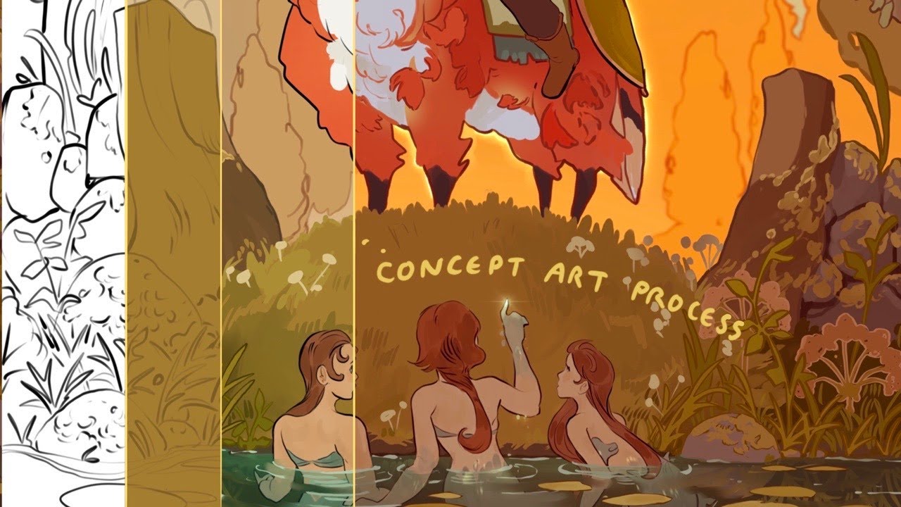 Meeting Mermaids | Concept Art Process