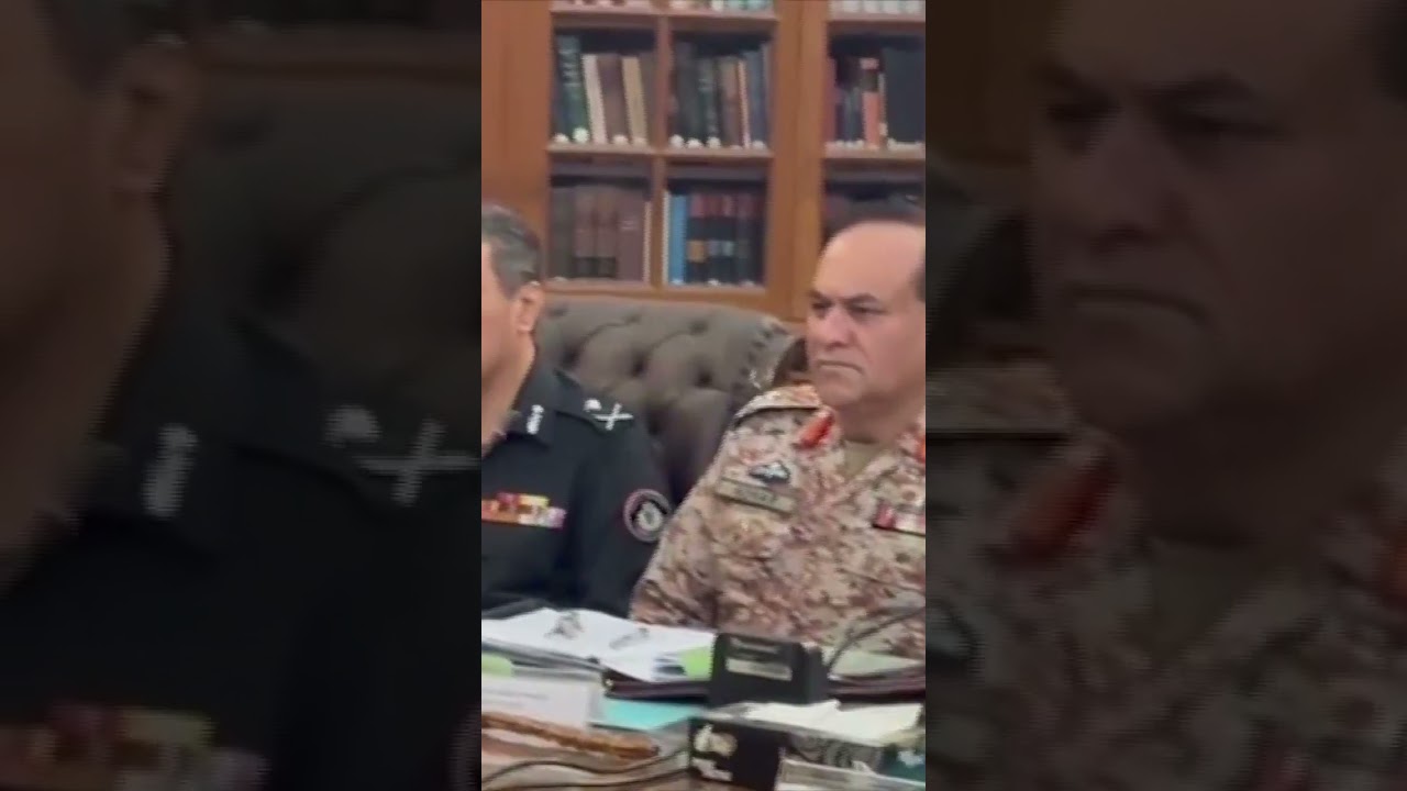 Meeting in the Sindh High Court on the situation of law and order in Karachi