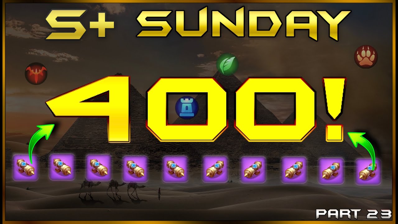 400 Scrolls used! | S+ heroes for days! | S+ Sunday Ep. 23