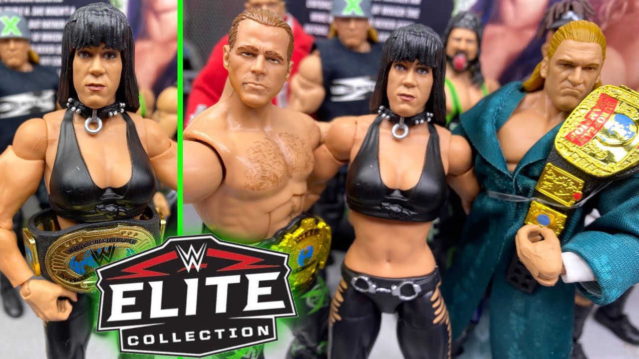 WWE ELITE CHYNA & HHH DX 2-PACK FIGURE REVIEW!
