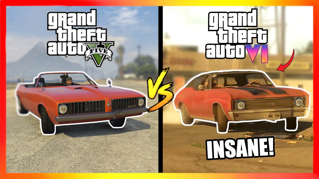 GTA 6 vs. GTA 5 | Ultimate GRAPHICS Comparison 🔥