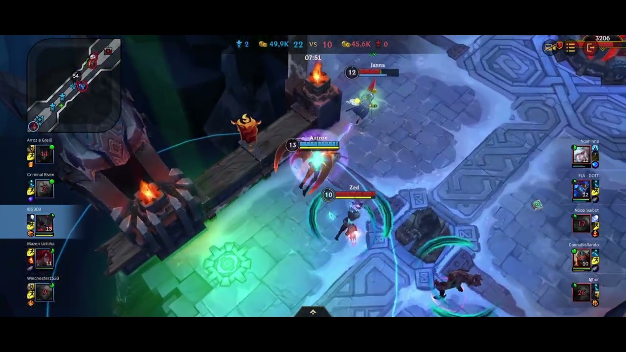 Aatrox 1v5 double kill