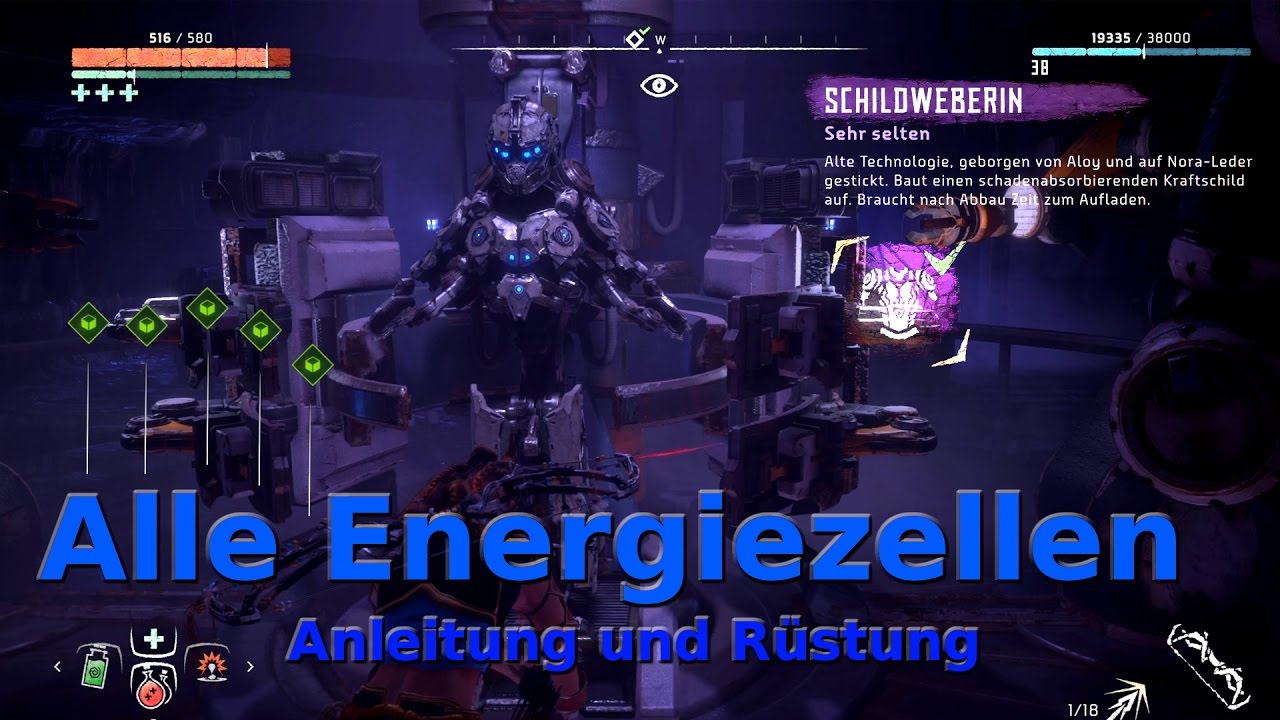 Horizon Zero Dawn Alle Energiezellen