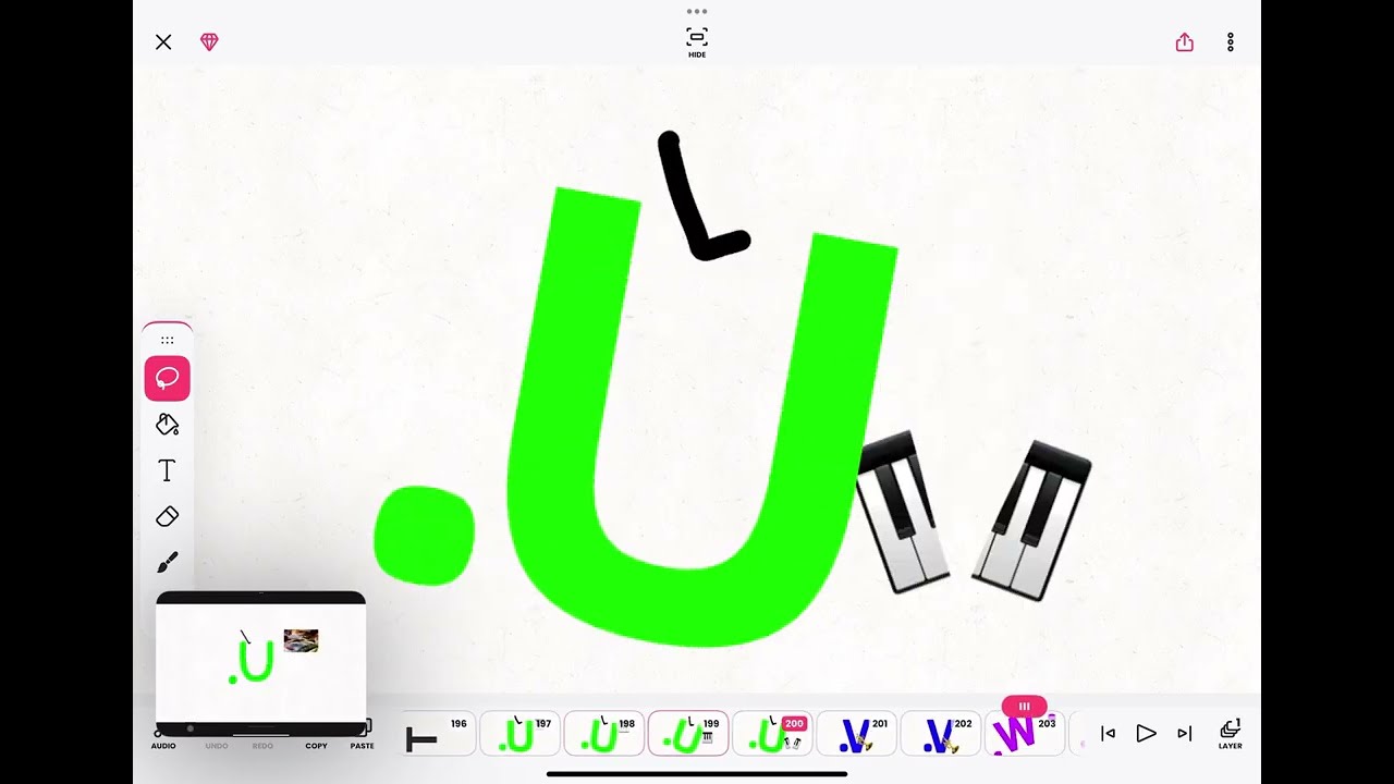 Alphabet Band FlipaClip 