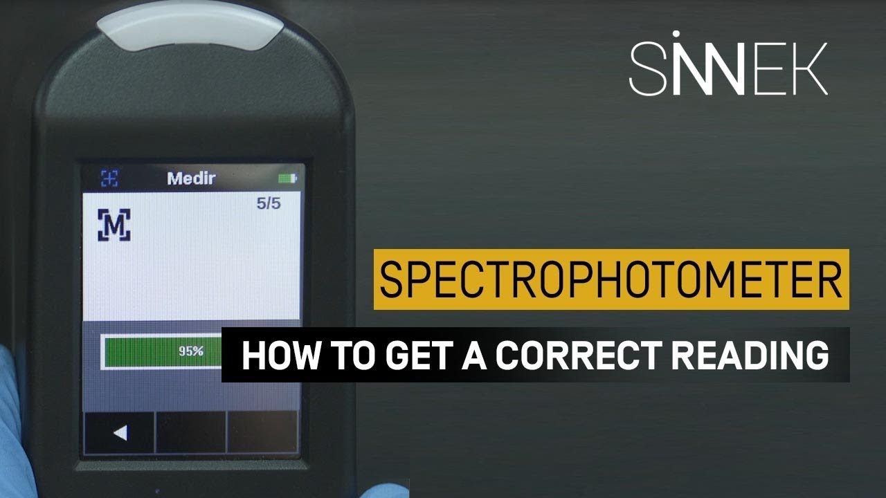 Spectrophotometer Part 4  How to get a Correct Color Measurement