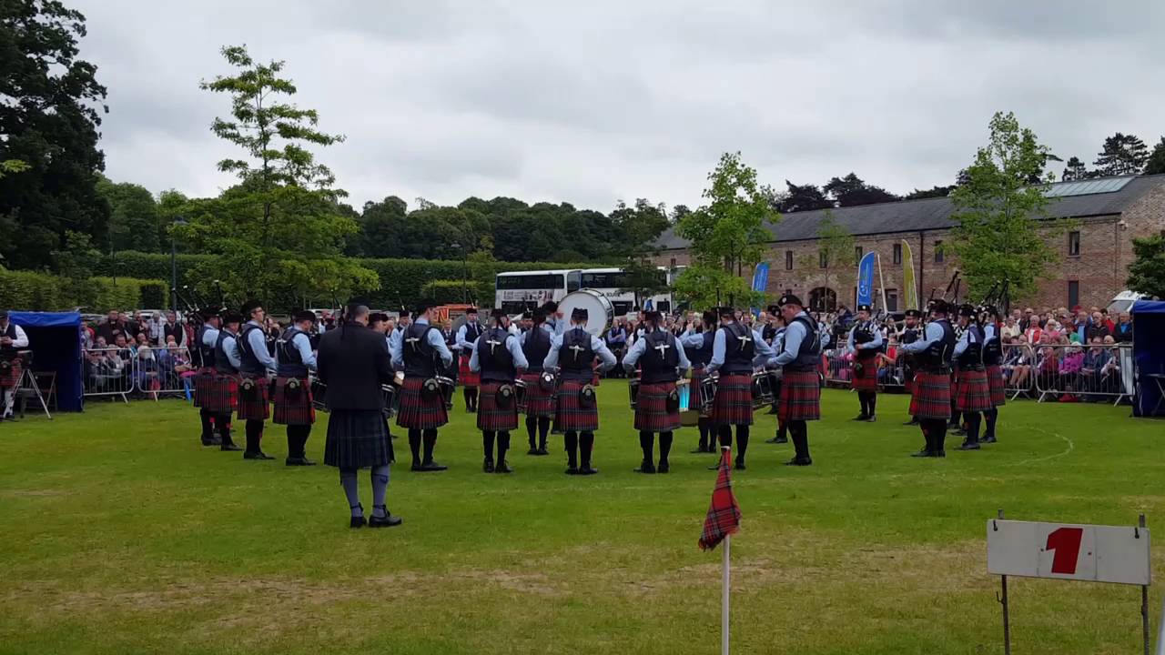 Field Marshal Montgomery Pipe Band @ Ulster Pipe Band Championships. Castle Grounds, Antrim 23-07-16