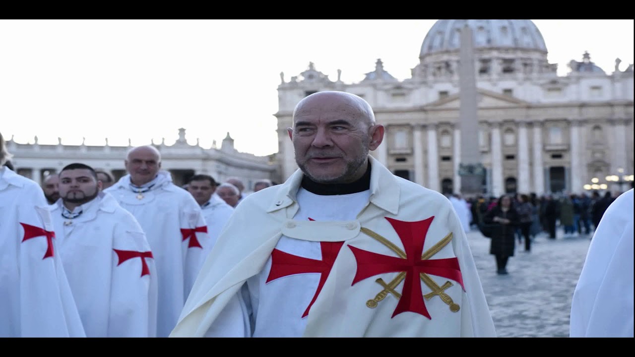 250 Templari Cattolici al Convento Generale a Roma e Città del Vaticano con Mons. Fisichella