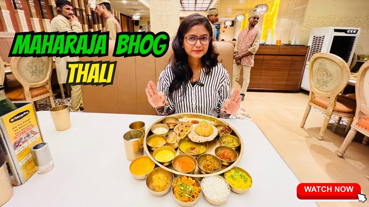Maharaja Bhog Unlimited Food | Unlimited Thali | Unlimited Aamras Puri | Unlimited Gujarati Thali