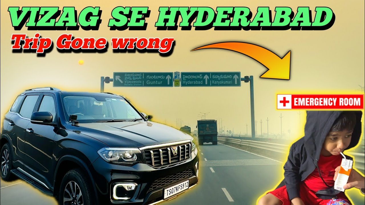 Vizag Se Hyderabad Aate Waqt Kya Hua?😨| Vizag Trip Gone Wrong | Sleepless Night & Medical Emergency!