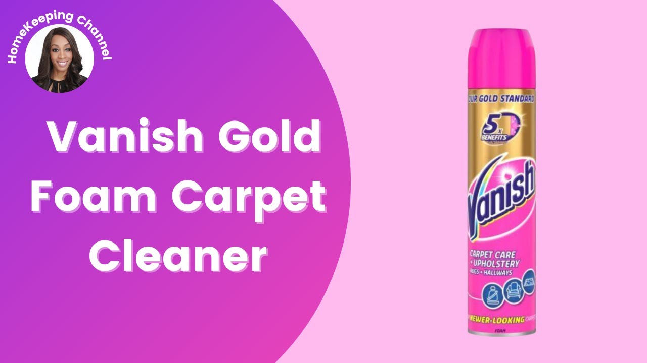 How to Use Vanish Foam Carpet Cleaner
