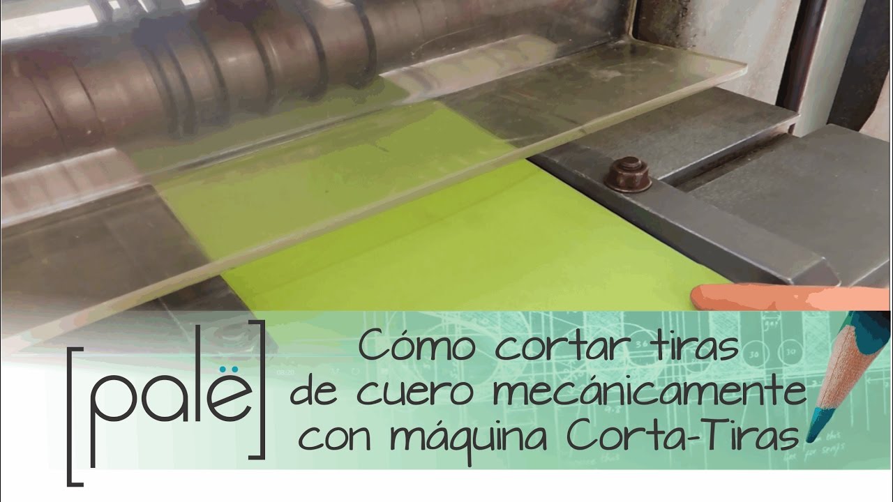 Cómo cortar tiras de cuero mecánicamente#cuero #hechoamano  #moldesgratis #leather