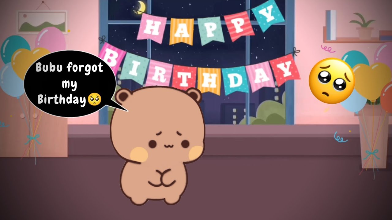 Did Bubu forget Dudu's Birthday?? ||Peach Goma|| ||Animation|| ||Bubuanddudu||