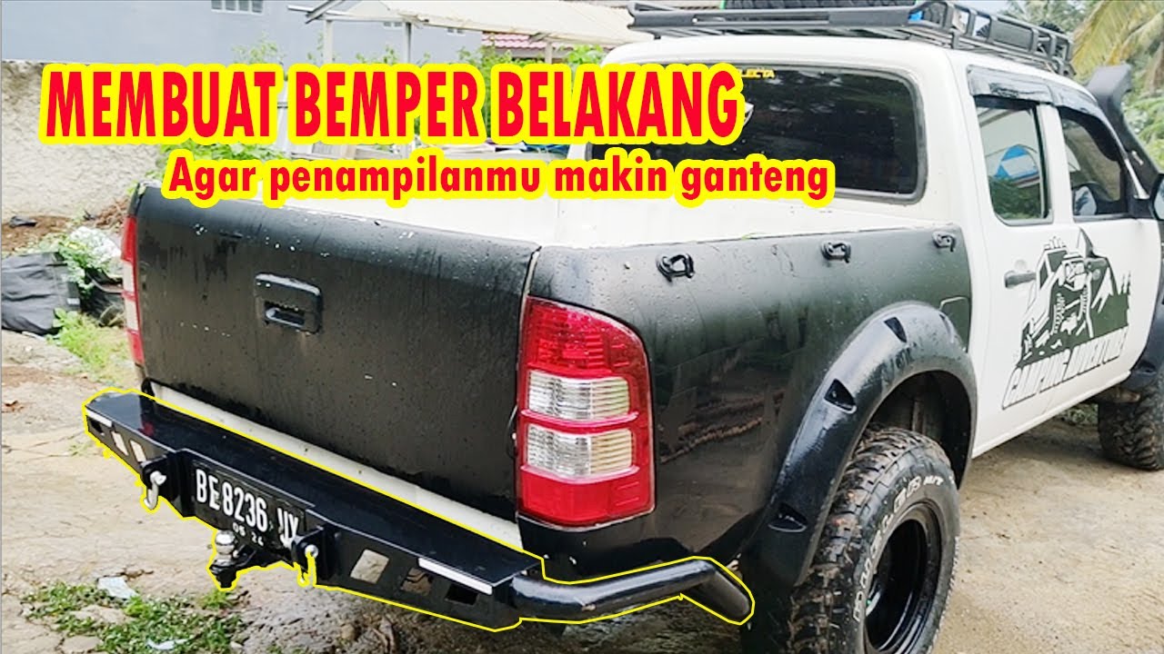 Как сделать задний бампер ARB для Ford Ranger Gen 2 своими руками и процесс его изготовления