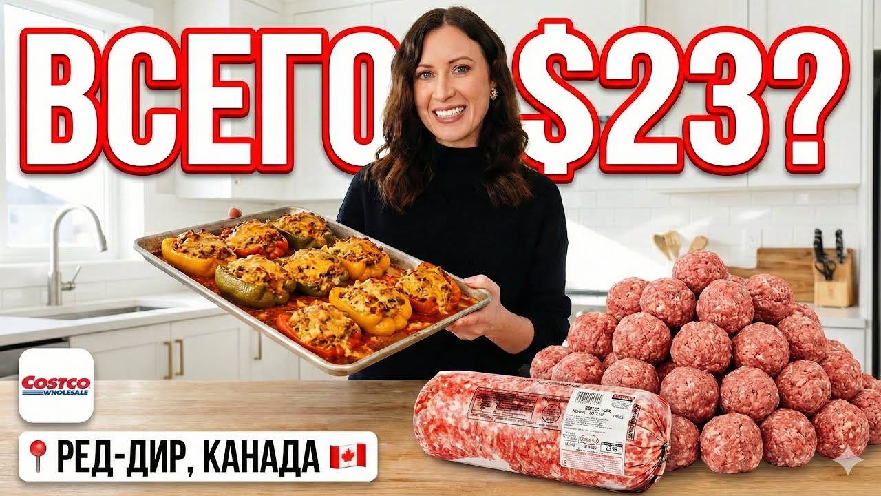 МЕНЮ НА НЕДЕЛЮ ИЗ COSTCO 🥩 3 блюда из одной пачки фарша (Цены в CO-OP)