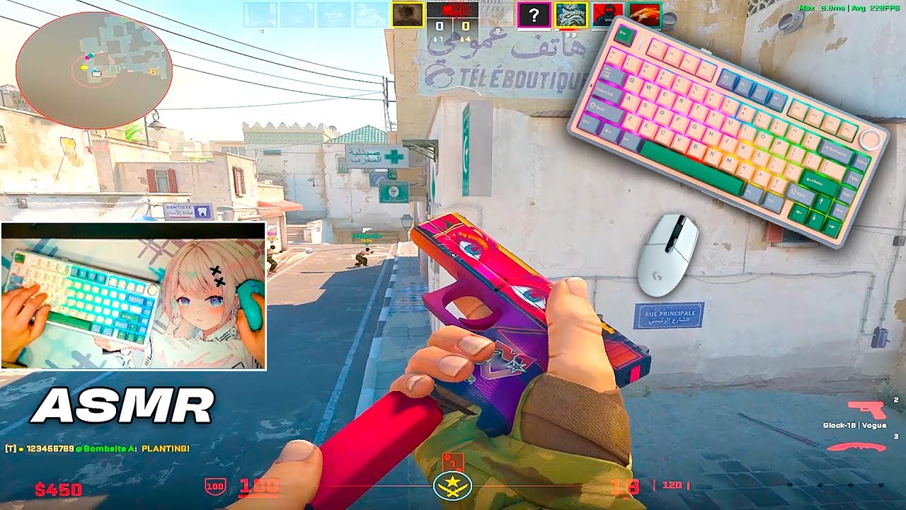 CS2 Gameplay No Commentary! Aula F75 + Logitech G304/305 Handcam!