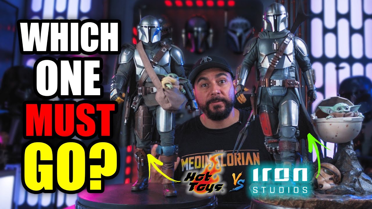 Star Wars Hot Toys Mandalorian 1/4 Scale Figure Review and Comparison