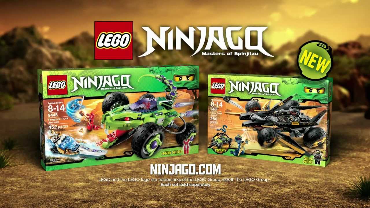 LEGO&reg; Ninjago Cole's Tread Assault and Fangpyre Truck Ambush