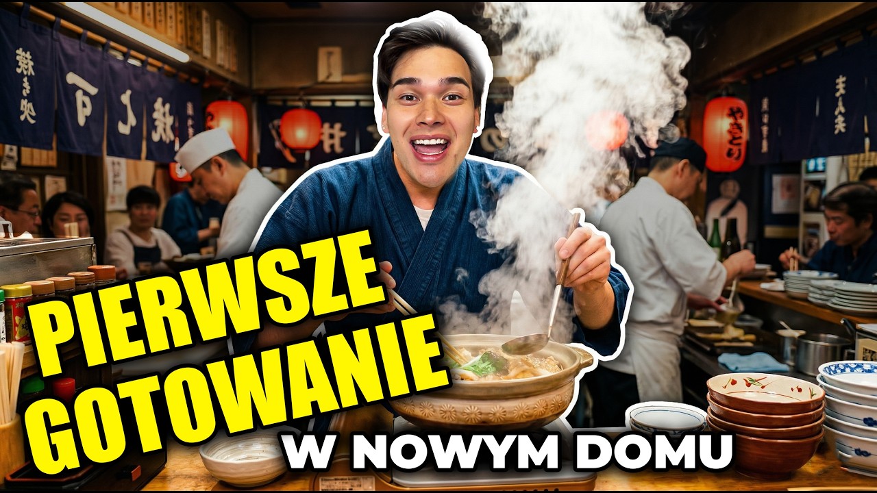 PIERWSZY POSIŁEK W DOMU W JAPONII ! w końcu....