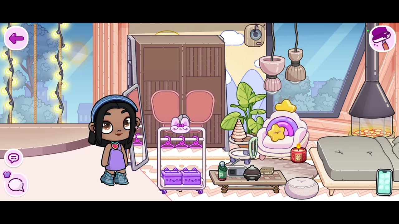 Ma nouvelle décoration du salon dans avatar world 😘