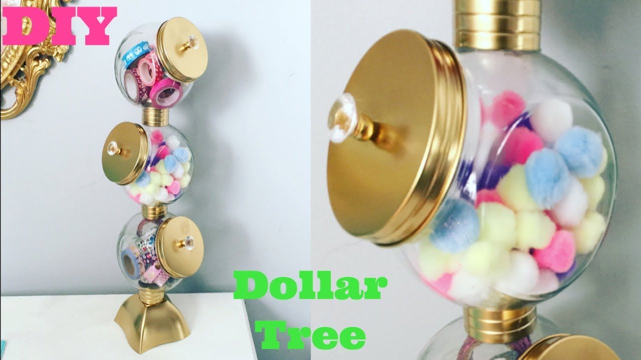 Dollar tree DIY/ Storage tiered system