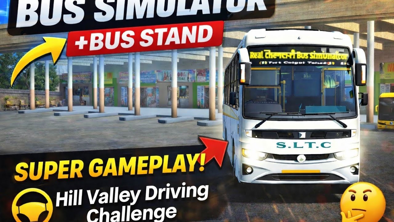 Hill Valley Driving Challenge 🚍 | Bus Simulator Extreme Gameplay - Andriod 2026
