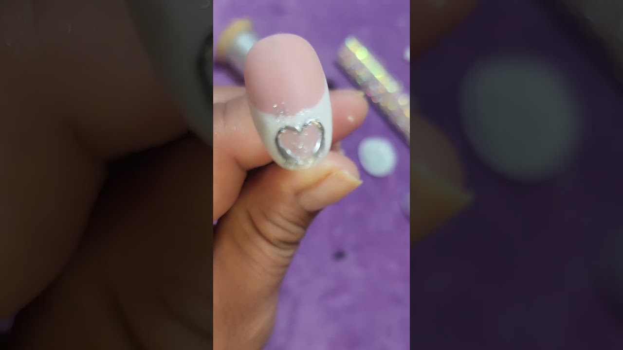 Paso a paso de como aplicar efecto espejo #Nails #youtube #nailart 